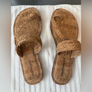 Bernardo Tan Cork Sandals